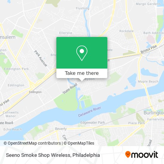 Mapa de Seeno Smoke Shop Wireless