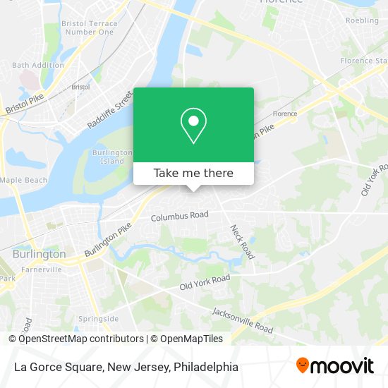 Mapa de La Gorce Square, New Jersey