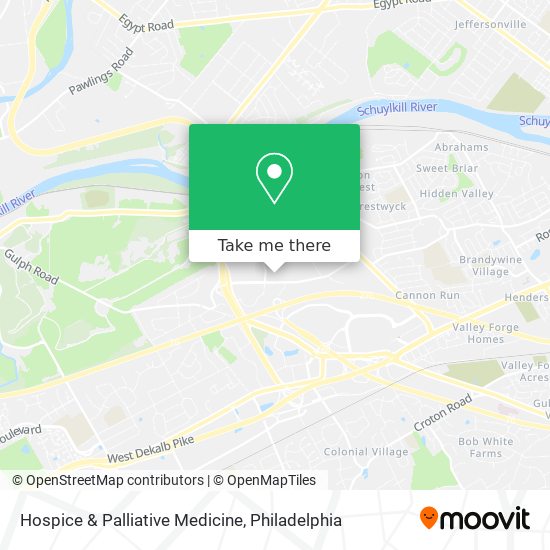 Hospice & Palliative Medicine map