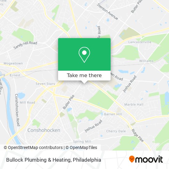 Bullock Plumbing & Heating map