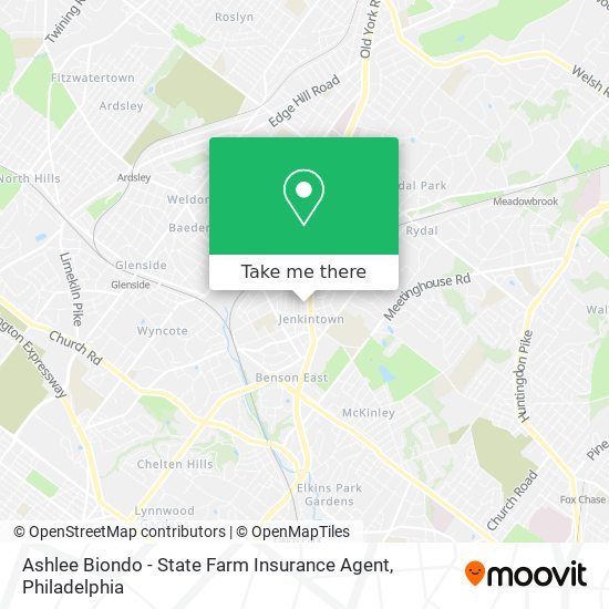 Ashlee Biondo - State Farm Insurance Agent map