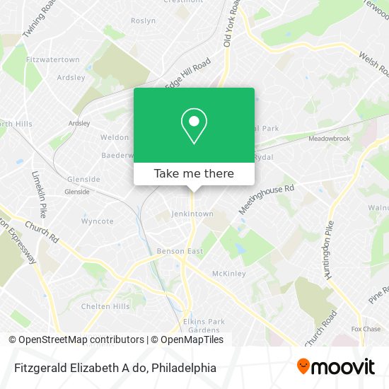 Mapa de Fitzgerald Elizabeth A do