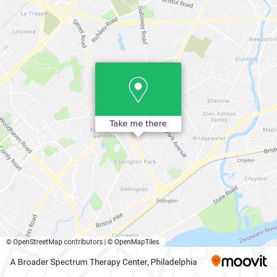 A Broader Spectrum Therapy Center map