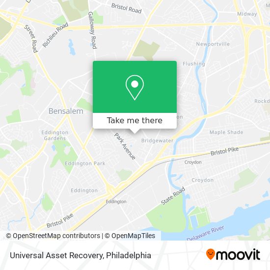 Universal Asset Recovery map