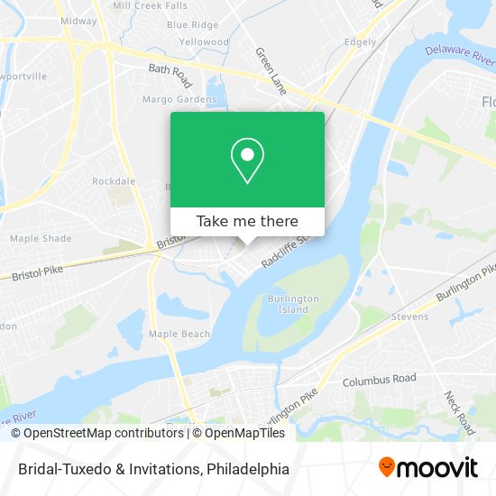 Bridal-Tuxedo & Invitations map