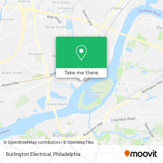 Burlington Electrical map