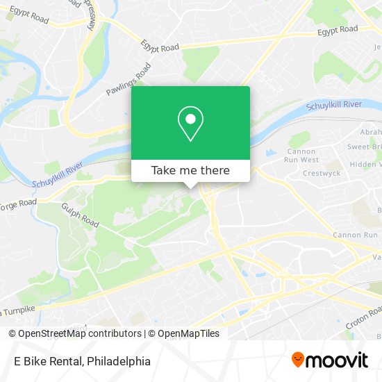 E Bike Rental map