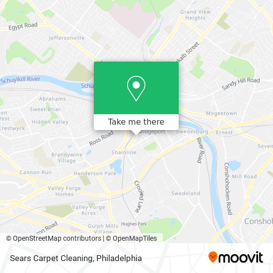 Mapa de Sears Carpet Cleaning