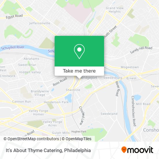 It's About Thyme Catering map