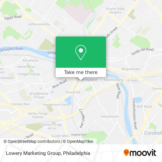 Mapa de Lowery Marketing Group