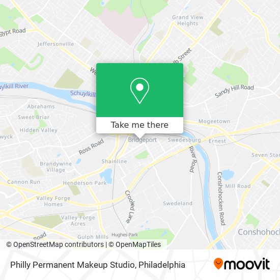 Philly Permanent Makeup Studio map