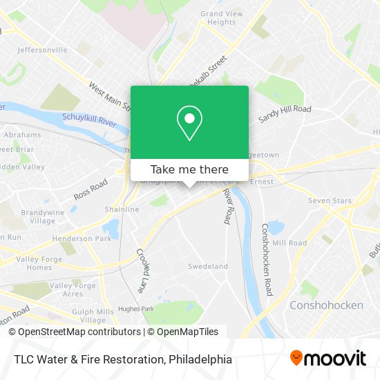 TLC Water & Fire Restoration map