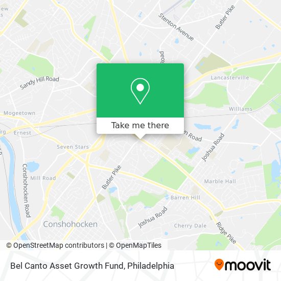 Bel Canto Asset Growth Fund map