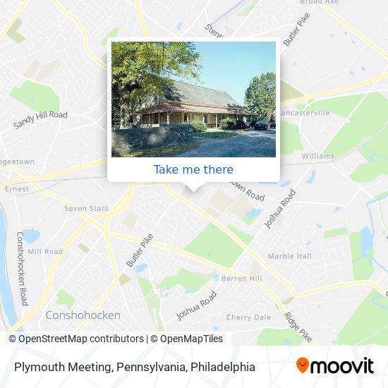 Mapa de Plymouth Meeting, Pennsylvania