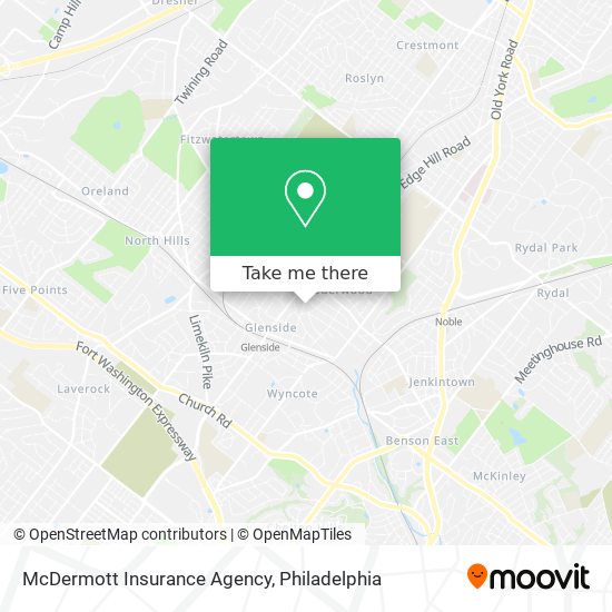 McDermott Insurance Agency map