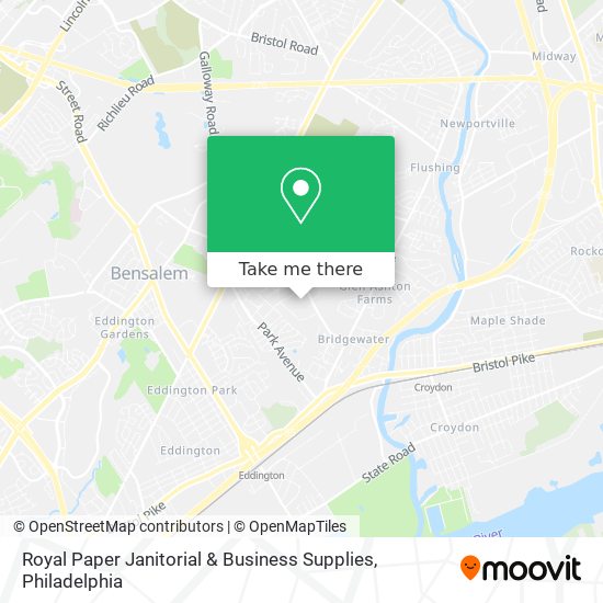 Royal Paper Janitorial & Business Supplies map