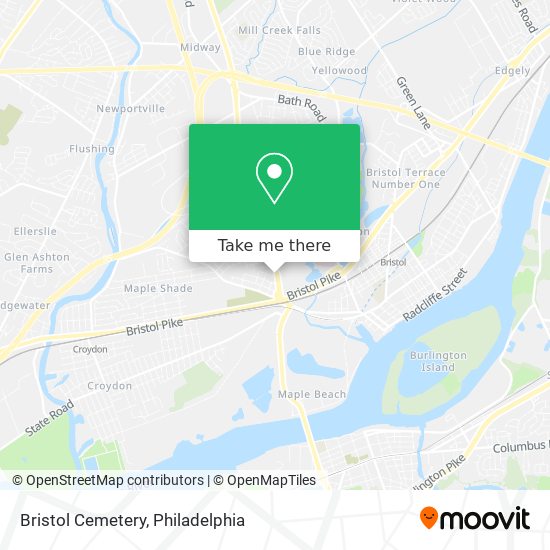 Mapa de Bristol Cemetery