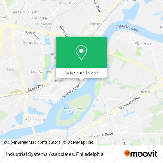 Industrial Systems Associates map