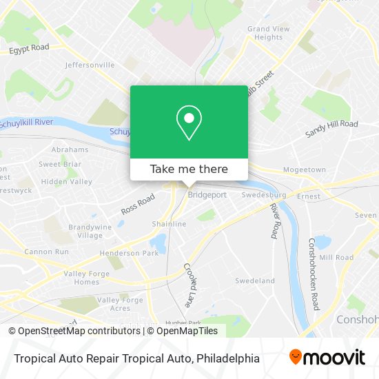 Tropical Auto Repair Tropical Auto map