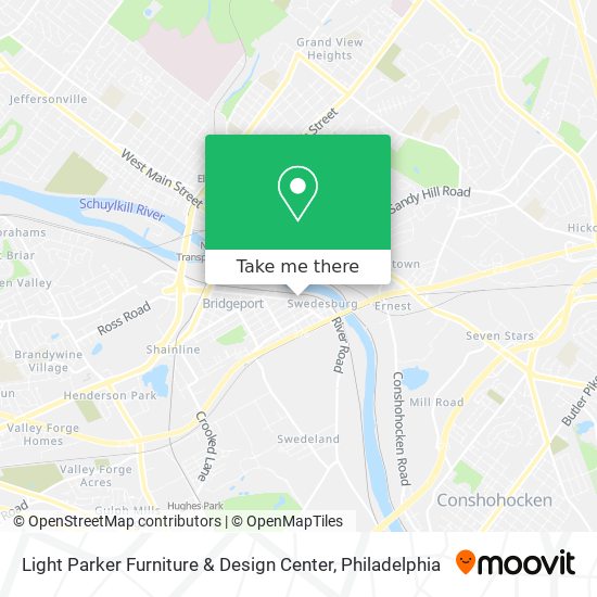 Mapa de Light Parker Furniture & Design Center