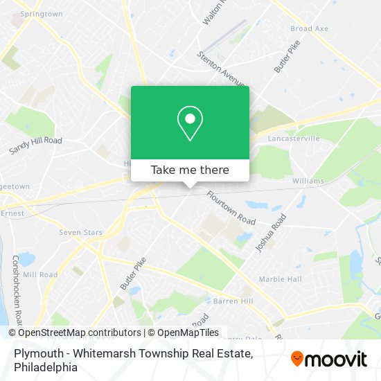 Plymouth - Whitemarsh Township Real Estate map