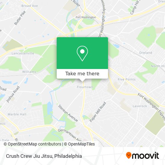 Crush Crew Jiu Jitsu map