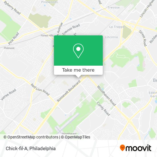Mapa de Chick-fil-A