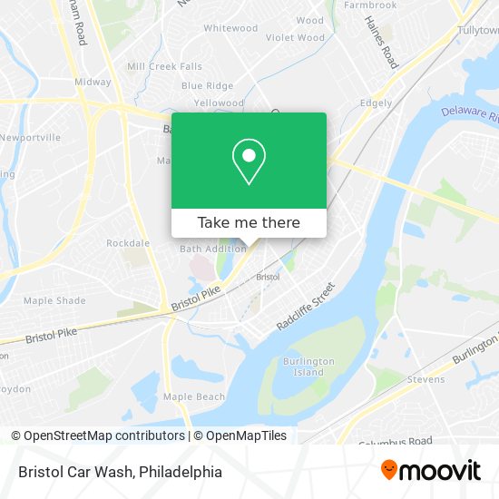 Bristol Car Wash map