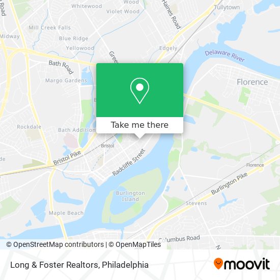 Long & Foster Realtors map