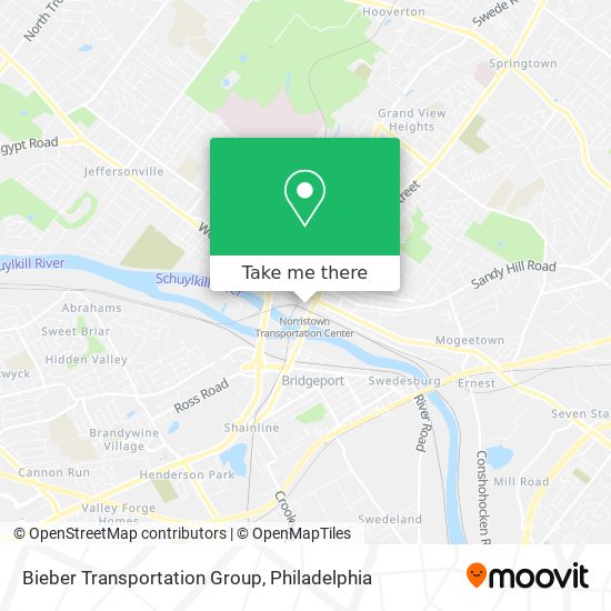 Bieber Transportation Group map