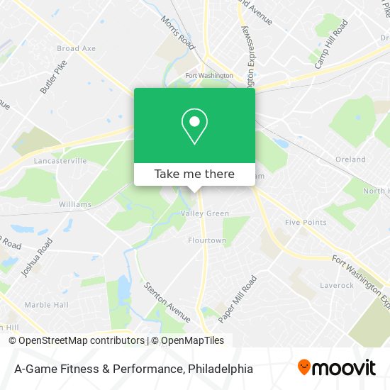 A-Game Fitness & Performance map