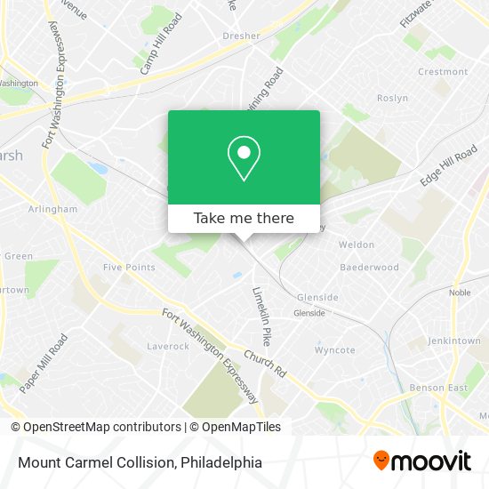 Mount Carmel Collision map