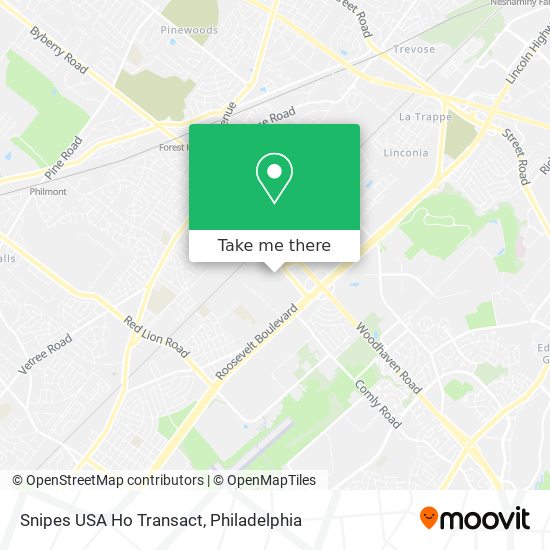 Snipes USA Ho Transact map