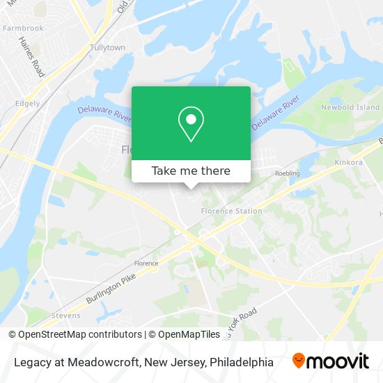 Mapa de Legacy at Meadowcroft, New Jersey