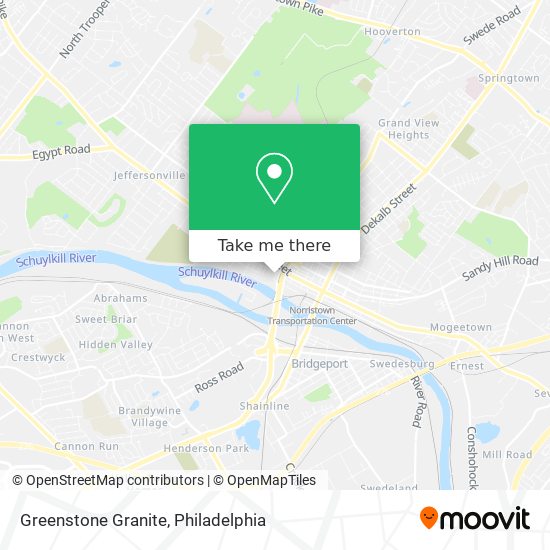 Greenstone Granite map