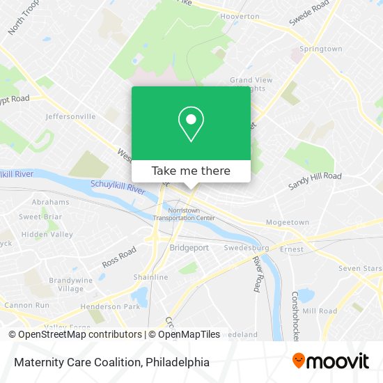 Maternity Care Coalition map