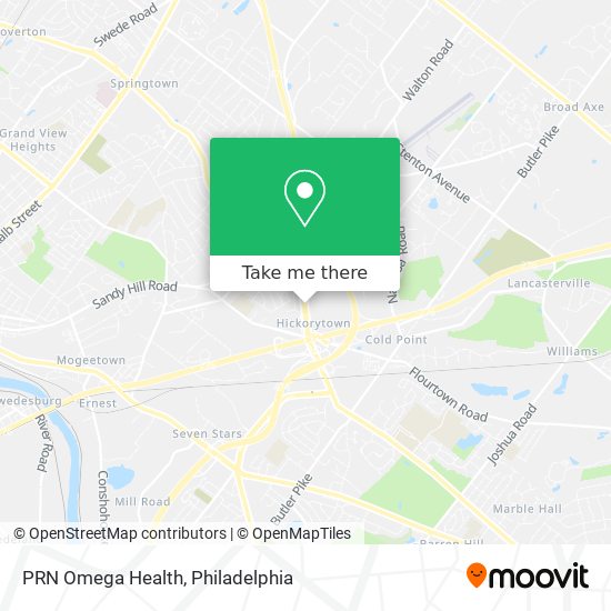 PRN Omega Health map