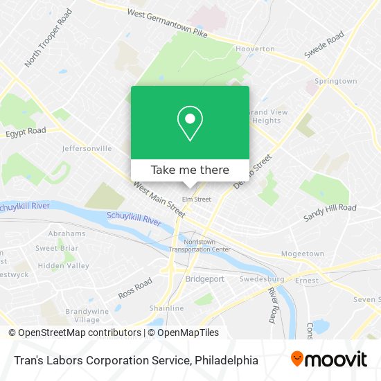 Mapa de Tran's Labors Corporation Service