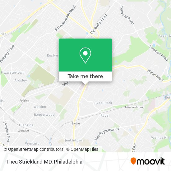 Thea Strickland MD map