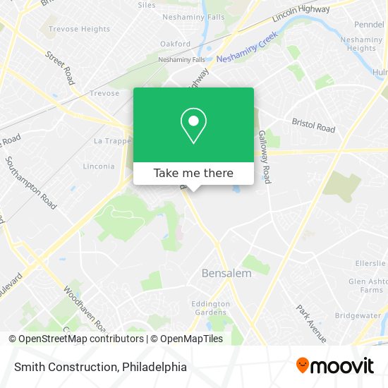 Smith Construction map