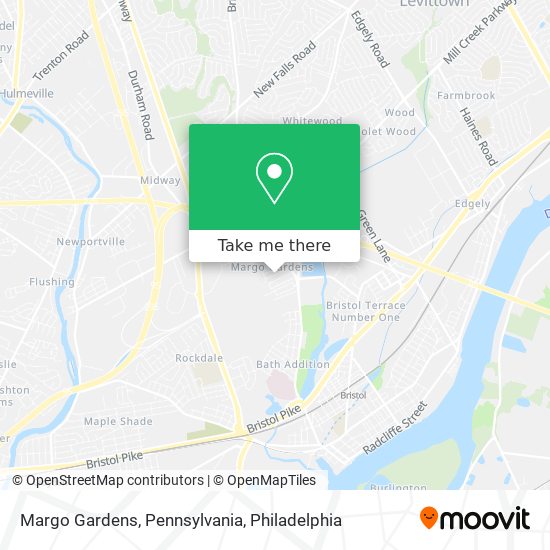 Mapa de Margo Gardens, Pennsylvania