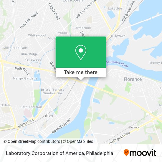 Mapa de Laboratory Corporation of America