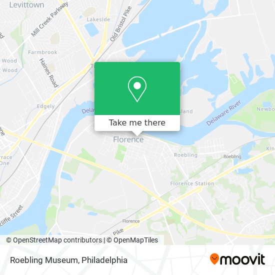 Roebling Museum map