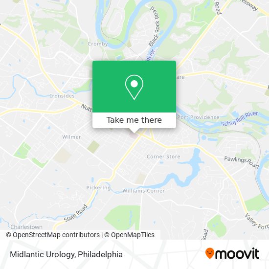 Midlantic Urology map