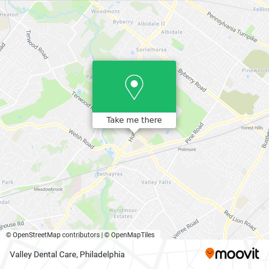 Valley Dental Care map