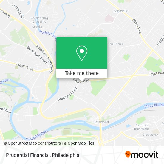 Prudential Financial map