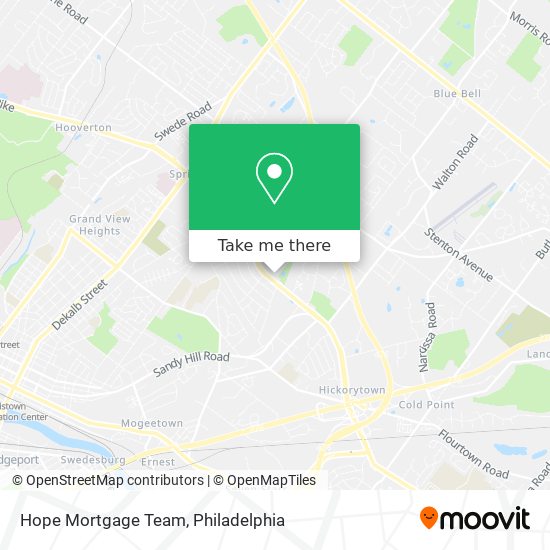 Mapa de Hope Mortgage Team