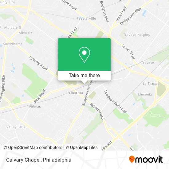 Calvary Chapel map