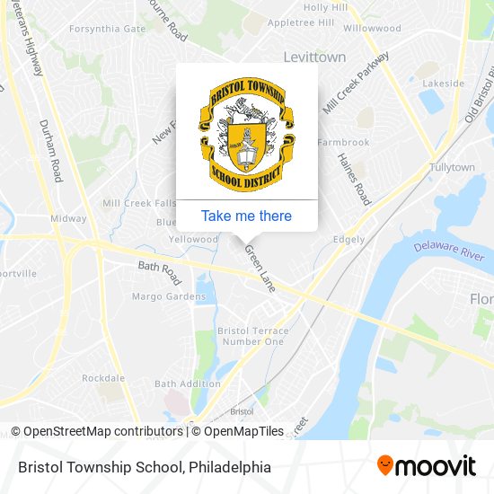 Mapa de Bristol Township School