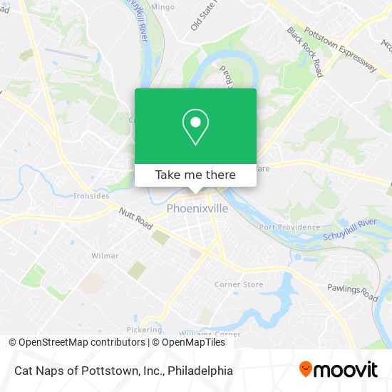 Mapa de Cat Naps of Pottstown, Inc.